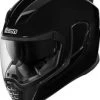 Icon Airflite Solid Helmet 1 Icon Airflite Solid Helmet -AGV Sales Store AirfliteGlossBlackFront