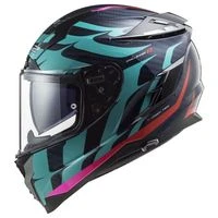 LS2 Challenger Carbon Flames Helmet
