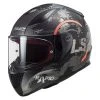LS2 Rapid Circle Helmet -AGV Sales Store ls2 rapid circle helmet matte titanium orange 750x750