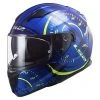 LS2 Stream EVO Tacho Helmet -AGV Sales Store ls2 stream tacho helmet blue hi viz yellow 750x750