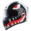 Torc T-15 Chrome Flying Tiger Helmet 2 Torc T-15 Chrome Flying Tiger Helmet -AGV Sales Store t50 black matte skull right 1 1